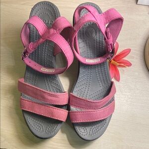 Pink Crocs Sandal